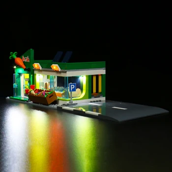 LocoLee led ışık Kiti 60347 Bakkal Yapı Taşları Seti (Dahil DEĞİL Model) tuğla DIY Oyuncaklar Çocuklar İçin