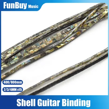 15 adet Doğal Abalone Shell Gitar Bağlama 800*2/3/4*1.5 mm anne Kabuk Mandolin Akustik Elektro Gitar Ukulele 