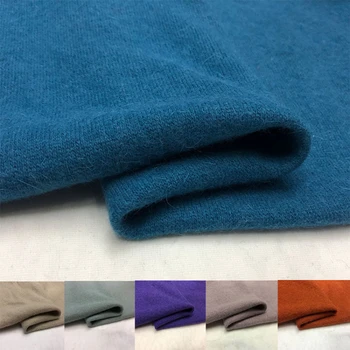 Elastik Örme Yün Kaşmir Kumaş Yumuşak Sonbahar ve Kış DIY Dibe Gömlek Kazak Giyim Dikiş Yard tarafından Malzeme