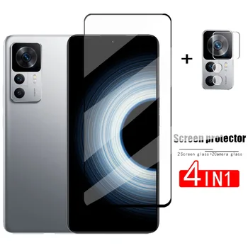 Tam Tutkal Cam Xiaomi 12T Pro Temperli Cam Xiaomi 12T Pro Ekran Koruyucu Koruyucu Telefon Lens Filmi Xiaomi 12T Pro